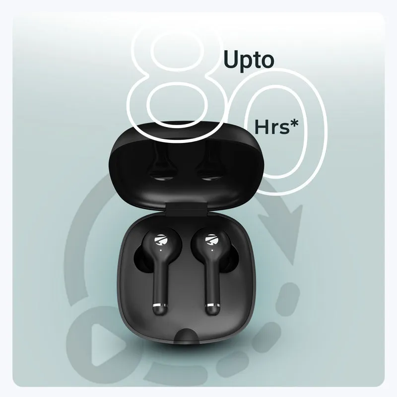 Zebronic Wireless Bluetooth Earbuds Meteoroid Black (ZEB-PODS zi 4) view 3